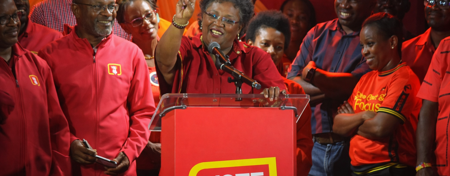 Barbados – PM Mia Mottley Sweeps to Victory in Elections, Third Time