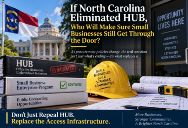 If North Carolina Eliminated HUB, Who Will Make Sure Small Businesses Still Get Through the Door?
