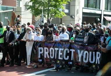 Thousands March on For Voting Rights, D.C. Statehood