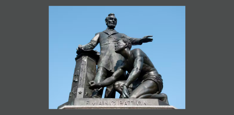 What the Statue of a Kneeling Enslaved Man In the Emancipation Memorial of 1876 Tells Us About Its History − an Art Historian Explains