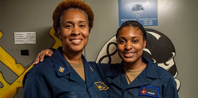 Meet the Mom and Daughter Who Are Working Together on the Same U.S. Navy Ship