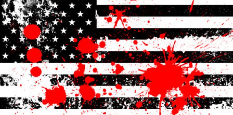 The American Flag Is Soaked in Black Blood