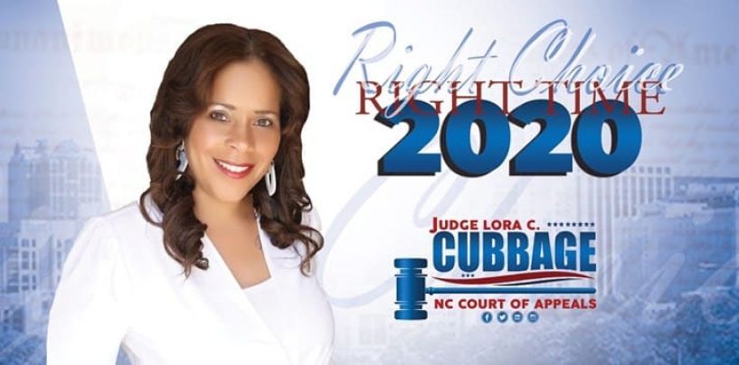 Judge Lora Christine Cubbage for NC Court of Appeals – Virtual Event Aug. 26th