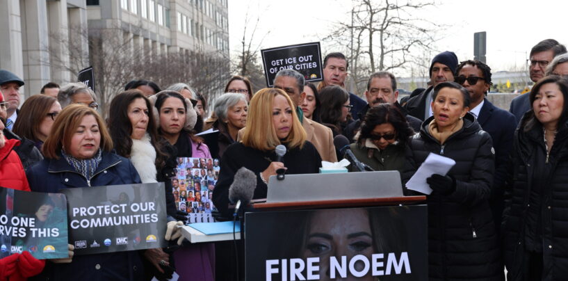 ICYMI: Democratic Caucuses Demand Noem’s Firing Outside ICE HQ in Washington