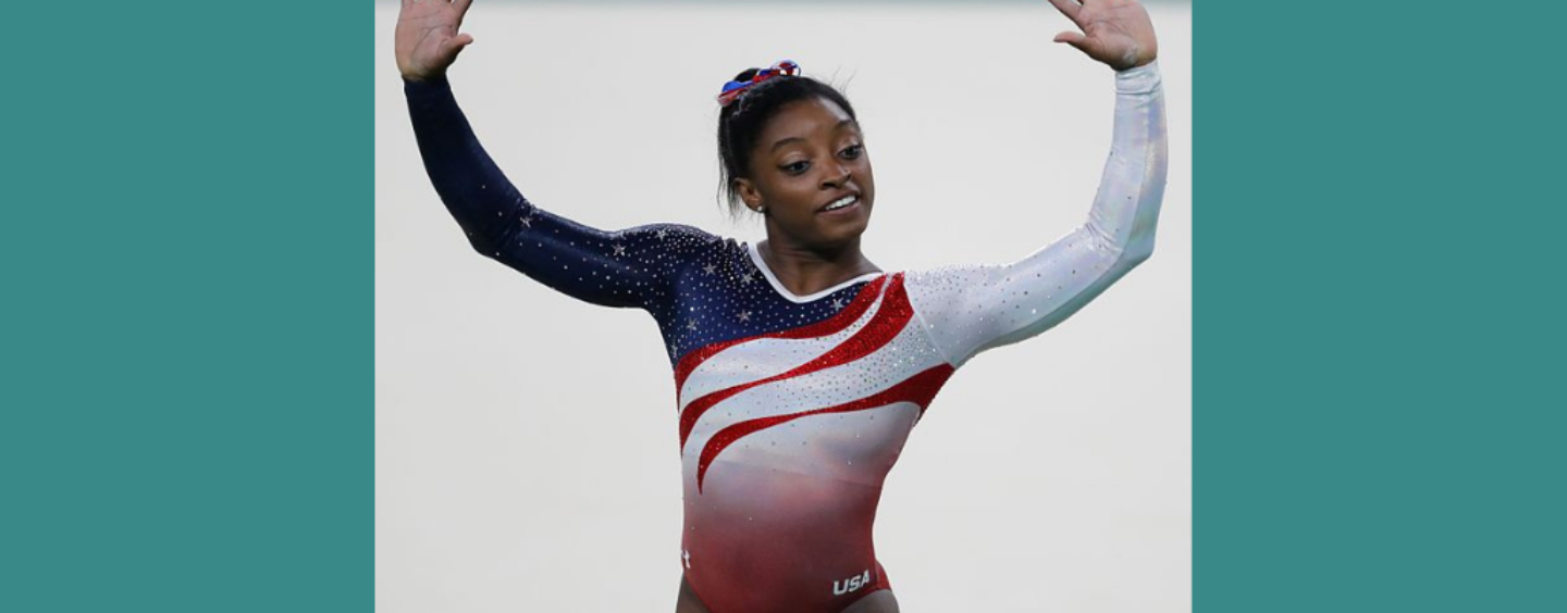 Simone Biles Dominates Olympic Qualifying Round Despite Injury