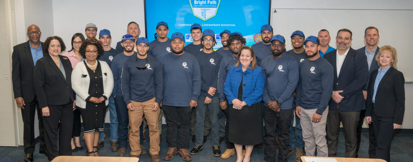 FPL, United Way Miami Launch Program to Train the Next Generation of Lineworkers