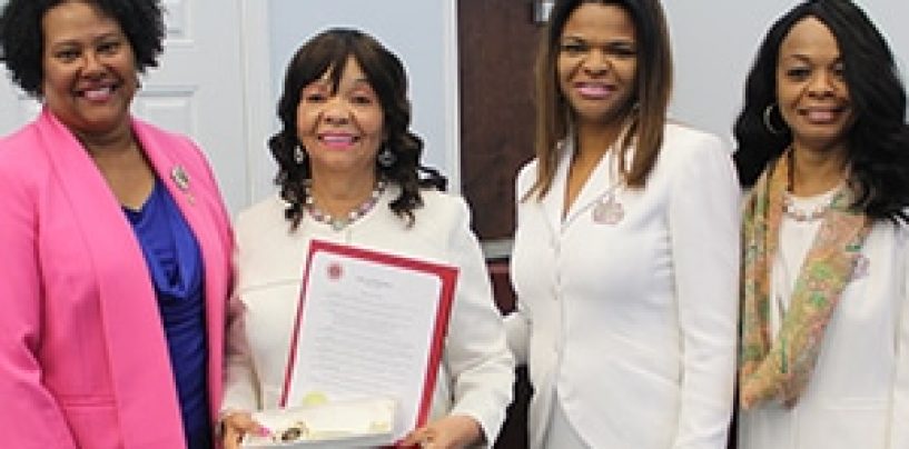 First Lady of Livingstone College Presented Key to the City of Salisbury, North Carolina