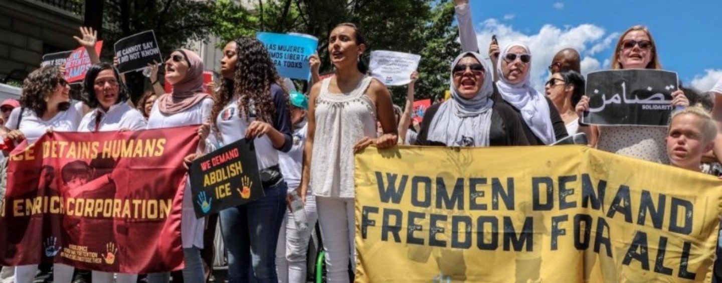 #WomenDisobey: Hundreds of Demonstrators Arrested on Capitol Hill for Protesting Cruel Child, Family Detention
