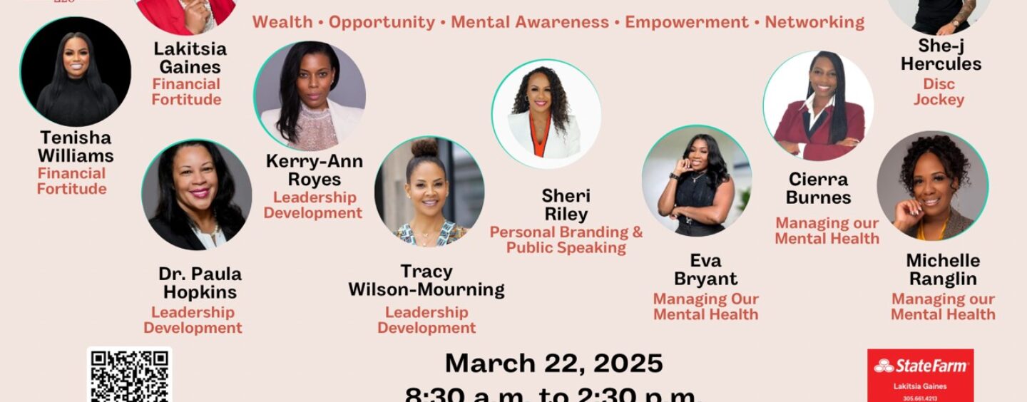 Delta Education Health and Cultural Initiative, Inc. (DEHCI) in Collaboration with Miami Alumnae Chapter  of DELTA SIGMA THETA Sorority, Inc. Presents W.O.M.E.N. THRIVE Conference & Workshop